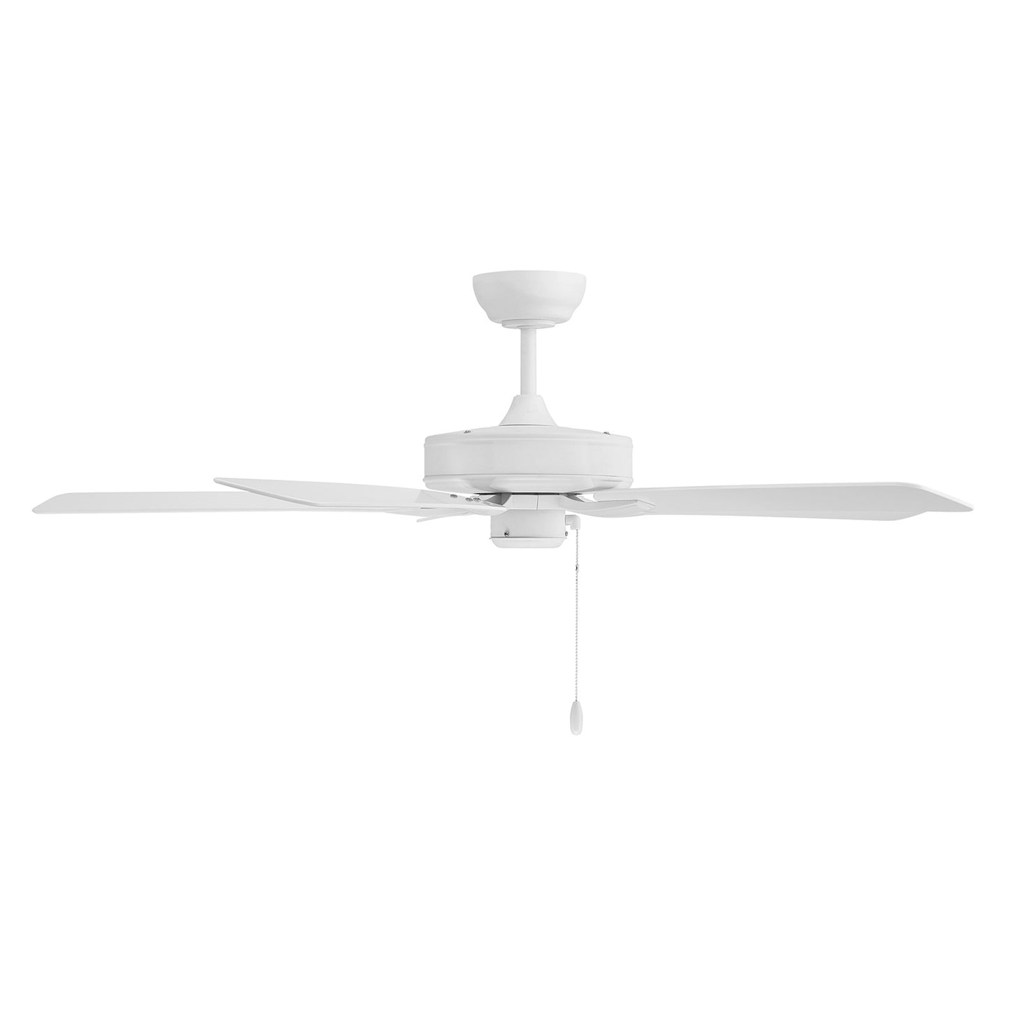 Savoy House 52in Ceiling Fan | Transitional White Metal and ABS | Covered Patio & Outdoor Living | 52 x 52 x 7.75 in | Model M2038WH