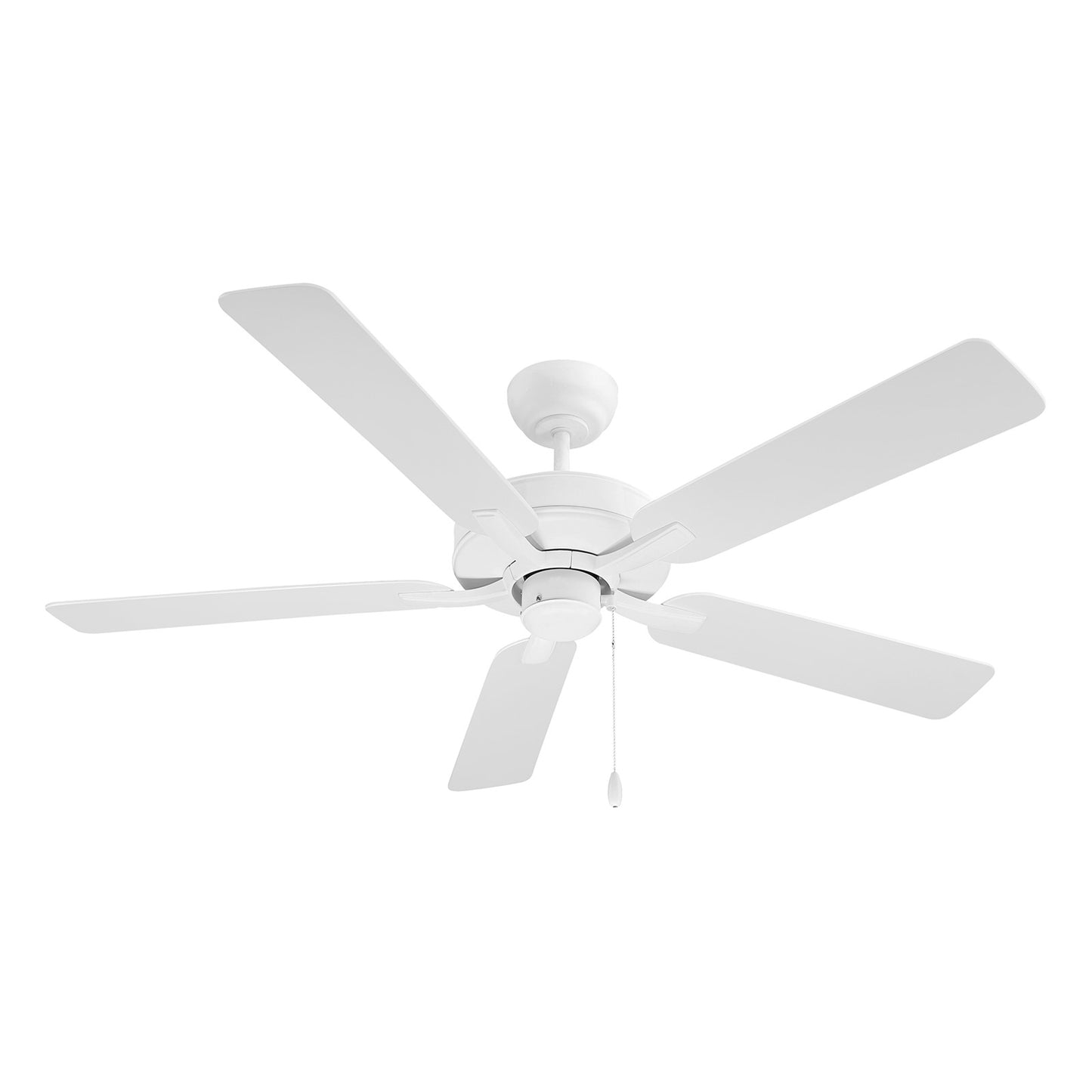 Savoy House 52in Ceiling Fan | Transitional White Metal and ABS | Covered Patio & Outdoor Living | 52 x 52 x 7.75 in | Model M2038WH