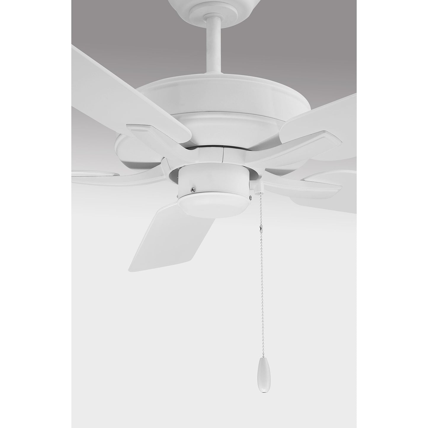 Savoy House 52in Ceiling Fan | Transitional White Metal and ABS | Covered Patio & Outdoor Living | 52 x 52 x 7.75 in | Model M2038WH