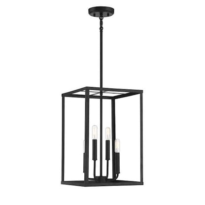 Savoy House 4-Light 18" Pendant, Matte Black - M30008MBK