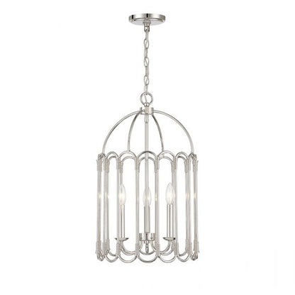 3 Light 23" Pendant, Matte Black