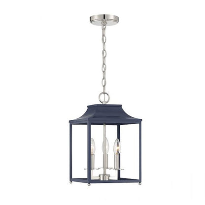 3 Light Pendant, Matte Black