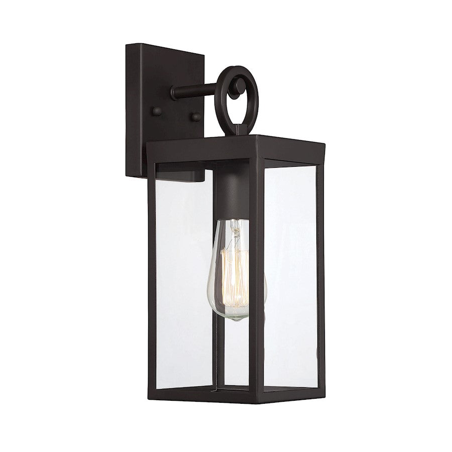 Savoy House 1-Light 10" Farmhouse Outdoor Wall Lantern, Bronze - M50026ORB