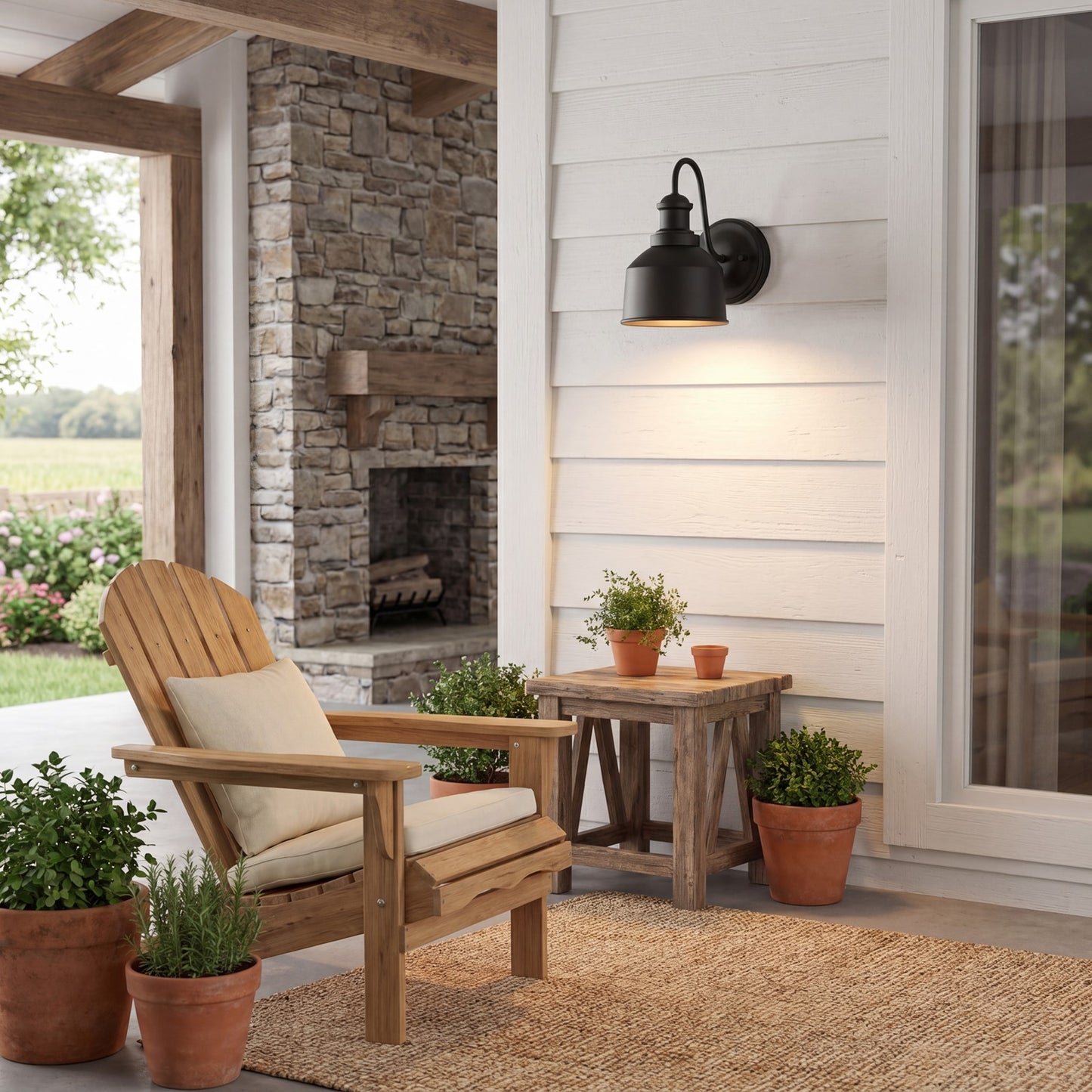 1 Light 9" Outdoor Wall Lantern