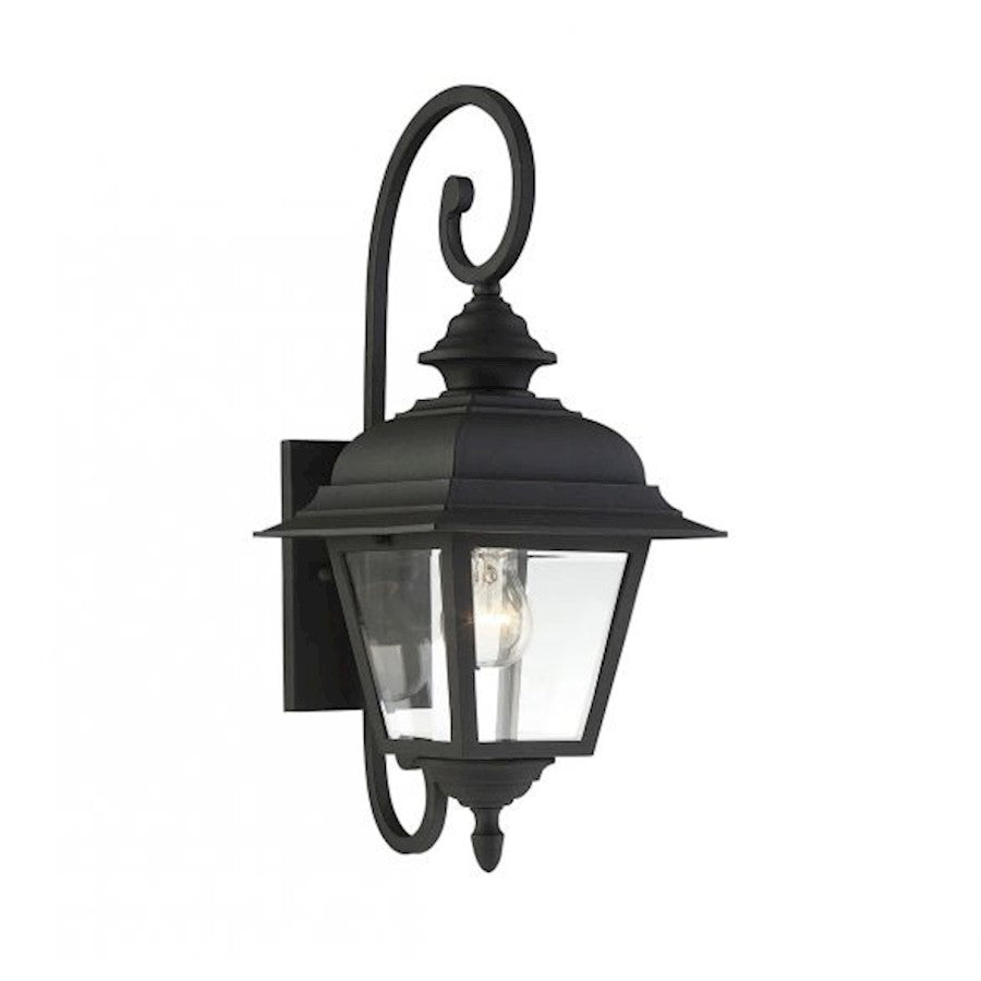 Savoy House 1-Light 20" Outdoor Wall Lantern, Textured Black - M50064BK