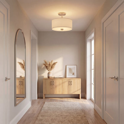 Meridian Modern 2 Light Semi Flush