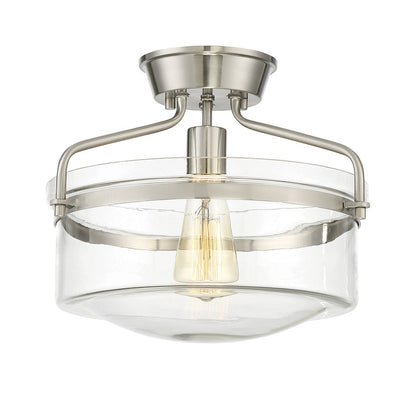 Meridian Modern 1 Light Semi Flush