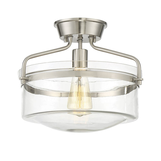 Meridian Modern 1 Light Semi Flush