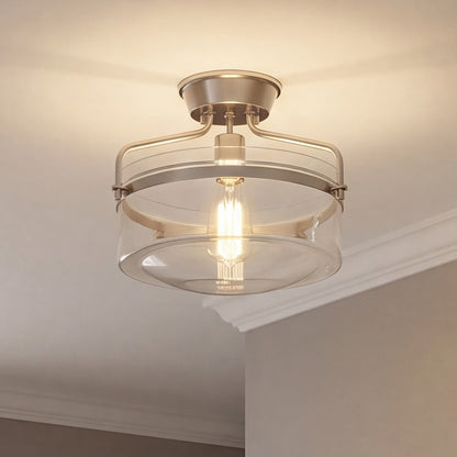 Meridian Modern 1 Light Semi Flush