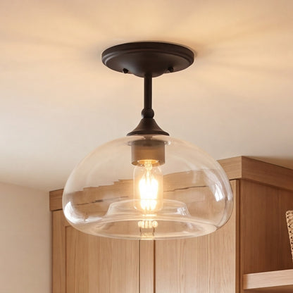 Meridian Modern 1 Light 10" Semi Flush Mount
