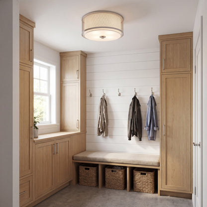 Meridian Modern 3 Light Flush Mount