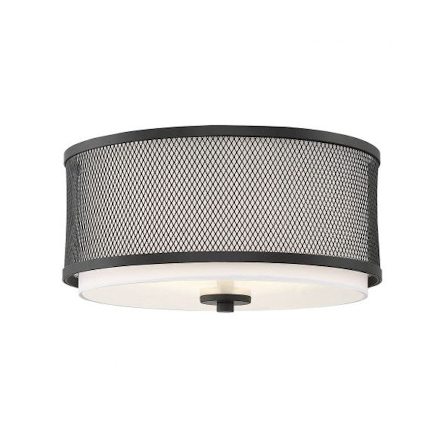 Savoy House 3-Light 15" Ceiling Light, Matte Black - M60018MBK