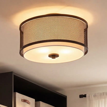 Meridian Modern 3 Light Flush Mount