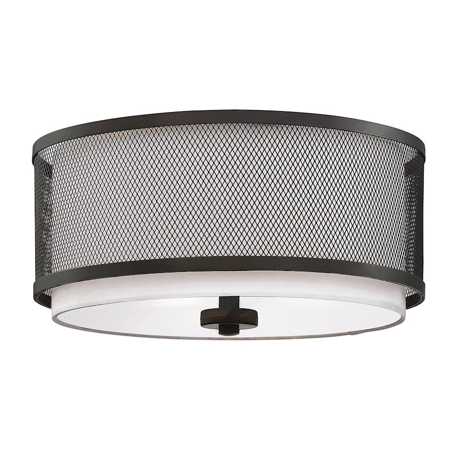 Meridian Modern 3 Light Flush Mount