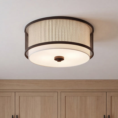 Meridian Modern 3 Light Flush Mount