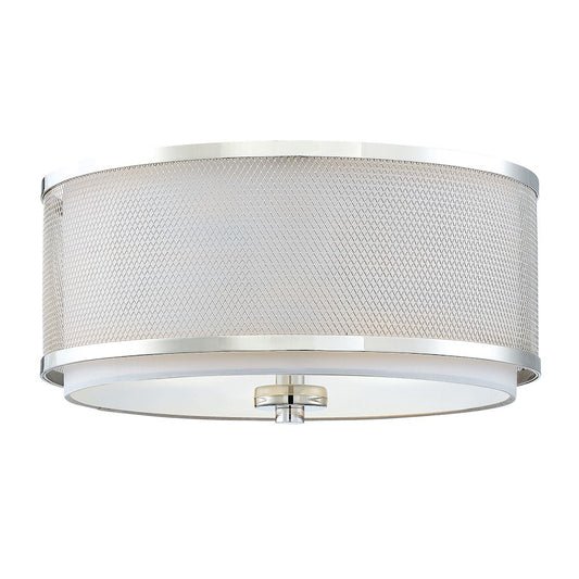 Meridian Modern 3 Light Flush Mount