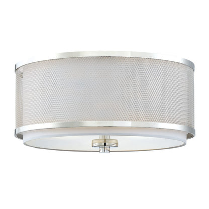 Meridian Modern 3 Light Flush Mount