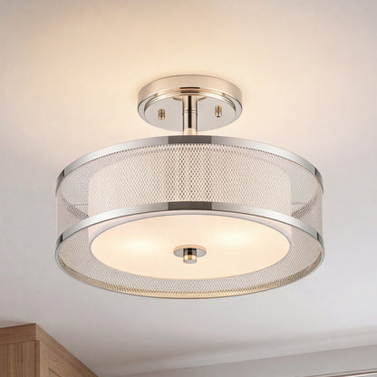 Meridian Modern 3 Light Flush Mount