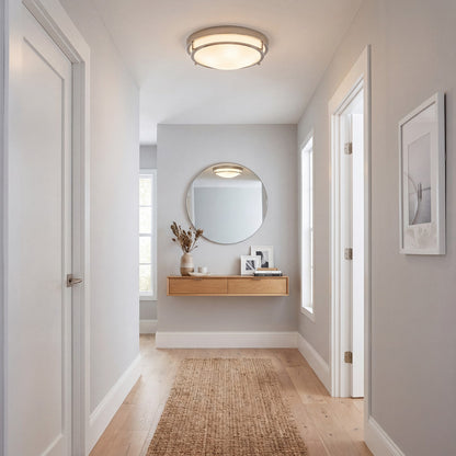 Meridian Industrial 2 Light 4" Flush Mount