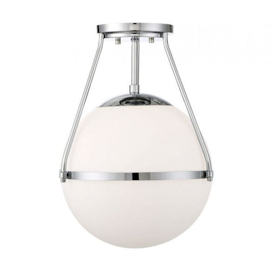 Savoy House 1-Light Ceiling Light, Chrome