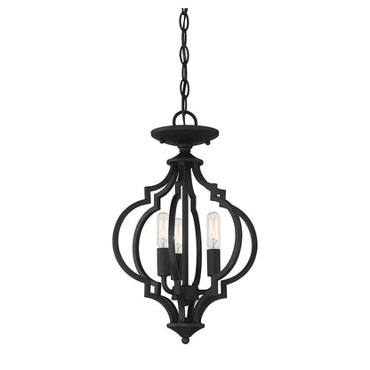 Meridian Transitional 3 Light Convertible Semi Flush Mount