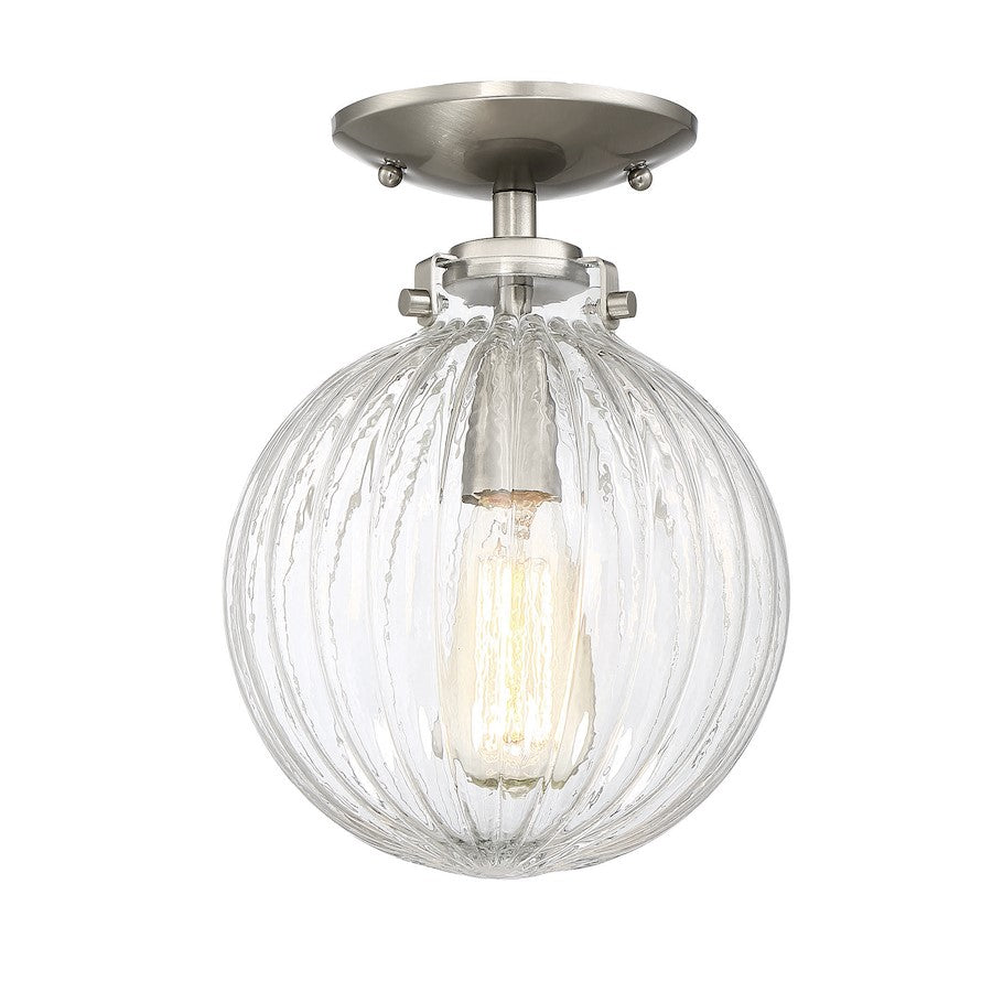 Meridian Modern 1 Light Semi Flush Mount