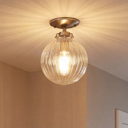 Meridian Modern 1 Light Semi Flush Mount