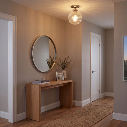 Meridian Modern 1 Light Semi Flush Mount