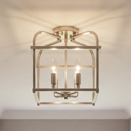 Savoy House 4-Light Ceiling Light, Brushed Nickel