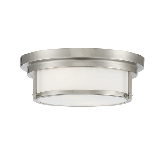 Savoy House 2-Light 4.5" Ceiling Light, Nickel