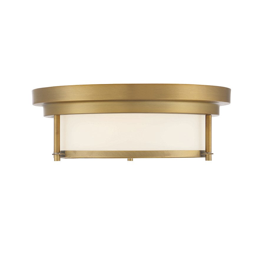 Savoy House 2-Light 4.5" Ceiling Light, Brass