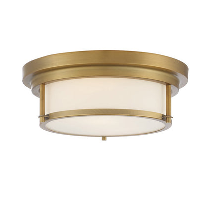 Savoy House 2-Light 4.5" Ceiling Light, Brass