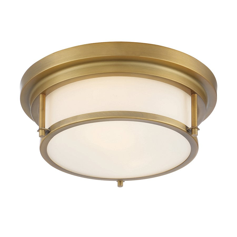 Savoy House 2-Light 4.5" Ceiling Light, Brass