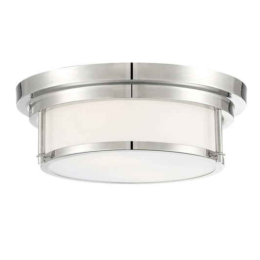 Savoy House 2-Light 4.5" Ceiling Light, Polished Nickel