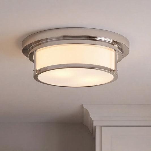 Savoy House 2-Light 4.5" Ceiling Light, Polished Nickel