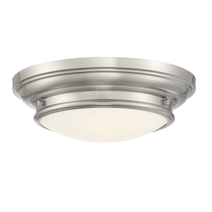 Savoy House 2-Light 4.5" Ceiling Light, Brushed Nickel