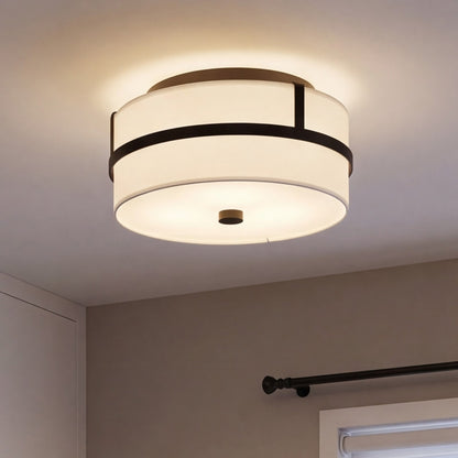 Savoy House 2-Light 6" Ceiling Light, Matte Black