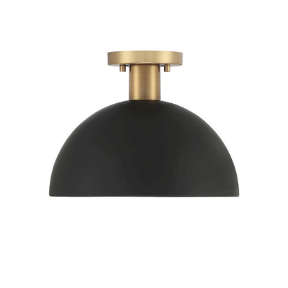 Meridian Vintage 1 Light Semi Flush Mount
