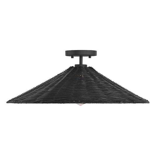 Savoy House 1-Light 22" Ceiling Light, Matte Black - M60074MBK