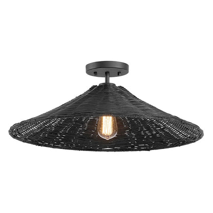 Savoy House 1-Light 22" Ceiling Light, Matte Black