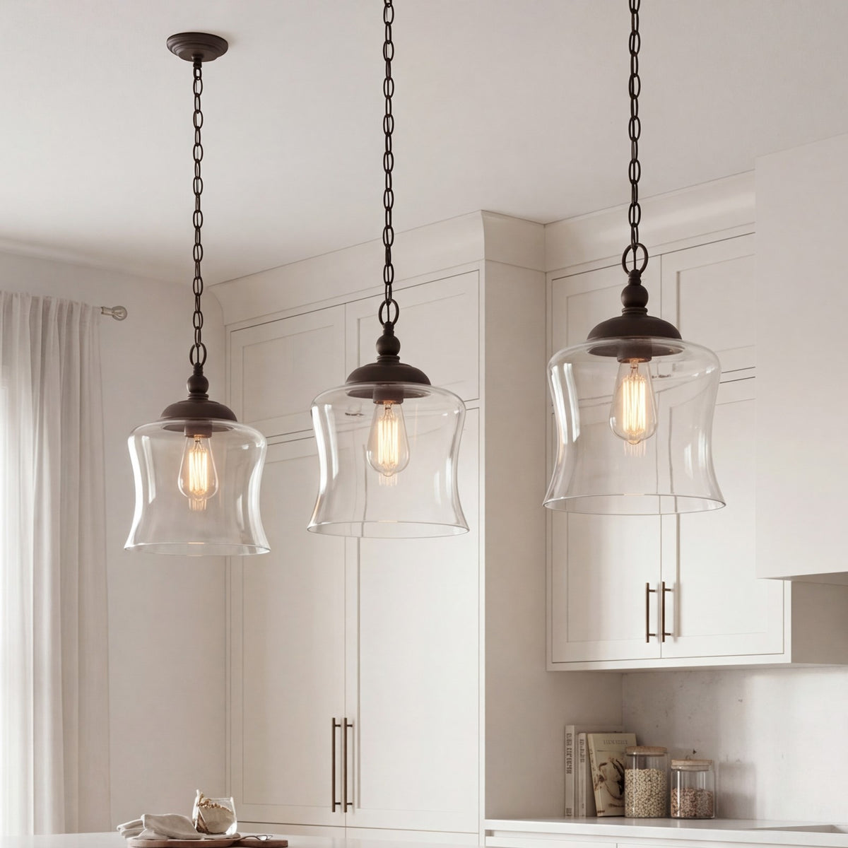 Savoy House 1-Light 17" Mini Pendant, Oil Rubbed Bronze - M70019ORB