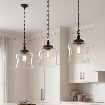 Savoy House 1-Light 17" Mini Pendant, Oil Rubbed Bronze - M70019ORB