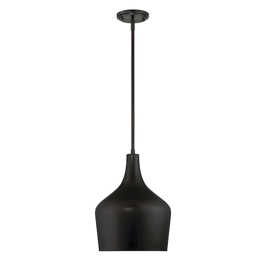 1 Light 11" Pendant, Oil Rubbed Bronze