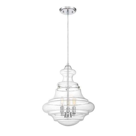 Savoy House 3-Light 18" Pendant, Chrome - M70058CH