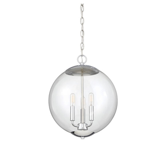 Savoy House 3-Light 17" Pendant, Chrome - M70060CH