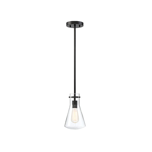 Savoy House 1-Light 11" Pendant, Matte Black - M70063MBK