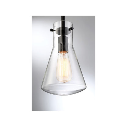 1 Light 10" Pendant, Matte Black
