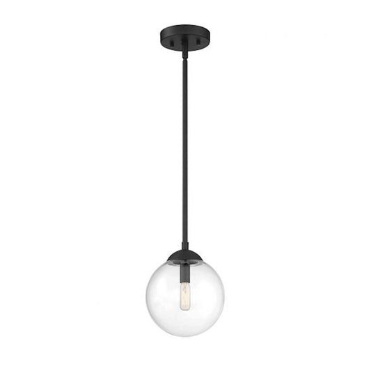 1 Light 8" Mini Pendant, Chrome