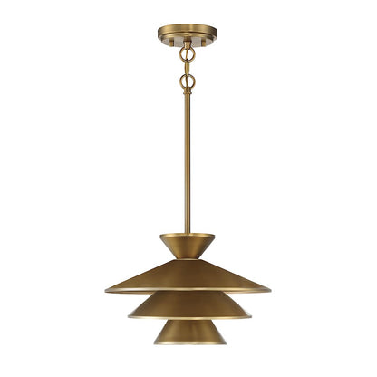 1 Light 14" Pendant, Matte Black