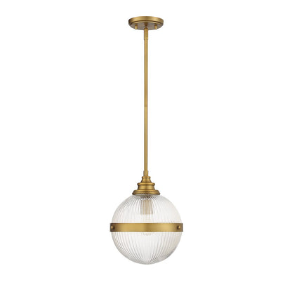 1 Light 10" Mini Pendant, Matte Black